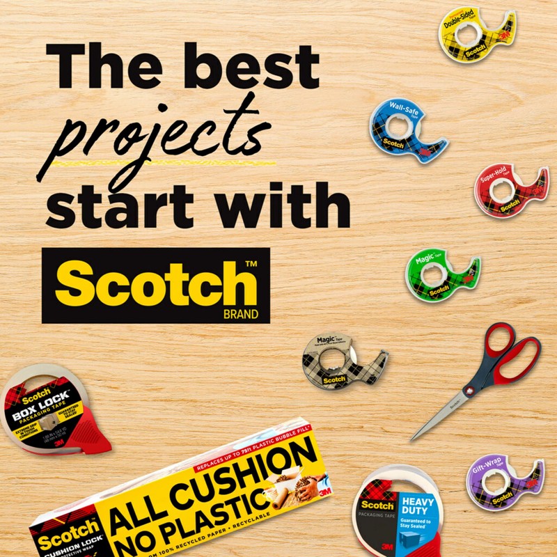 Scotch Magic Tape with Scotch Desktop Dispenser, 6 Rolls of