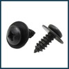 TUCKBOLD 20pcs 6 x 19mm Stainless Steel Black Head Screw