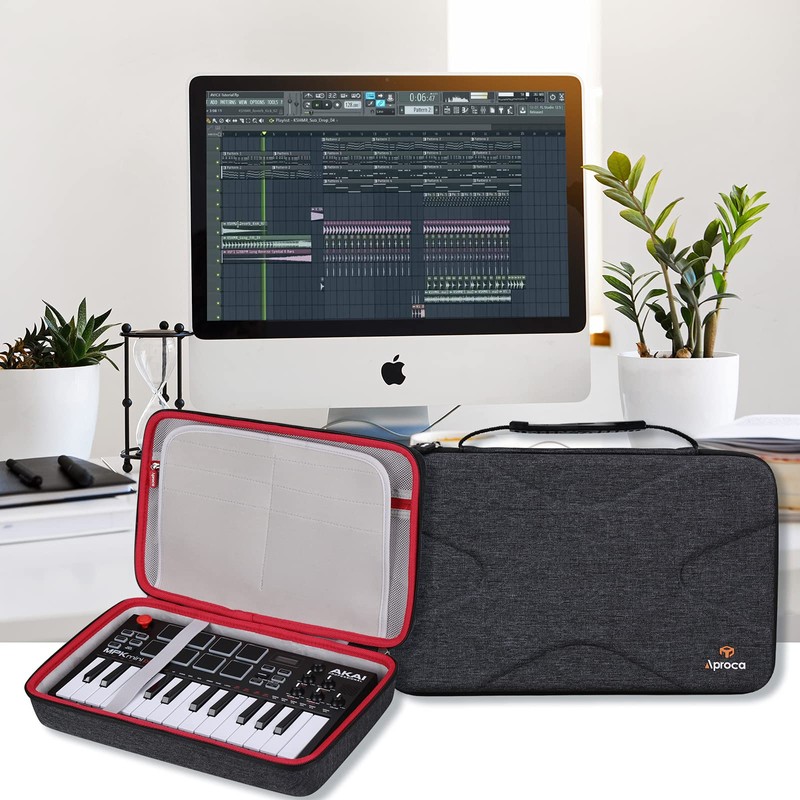 Aproca Estuche duro de viaje para AKAI Professional MPK Mini