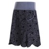 Vishes Alternative Bekleidung - Damen asymmetrischer Mini-Rock 100% Baumwolle geometrisches