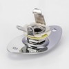 Chrome 1/4inches (6.35mm) Guitar Bass Oval Jack Plate Socket Pickup