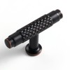 SORWDUERM 5 Pack Oil Rubbed Bronze Knurled Cabinet Knobs 2