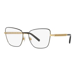 Dolce & Gabbana DG1346-1311 Eyeglass Frame GOLD/MATTE BLACK w/DEMO LENS 57mm