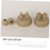 FOMIYES 2sets Aquarium Co2 Supply Portable Co2 Generator Multi-Function Caps