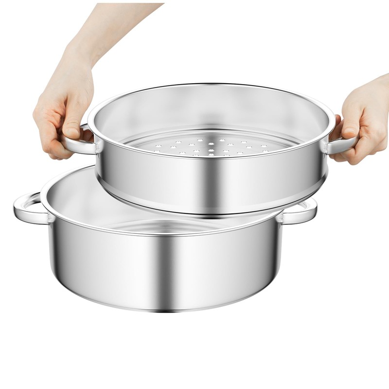 JAYGOVAN 5 Tier Stainless Steel Steamer Pot for Cooking, 11