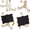 24 Pcs Small Chalkboard Labels with Easel Stand, Mini Chalkboard