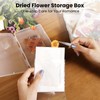 Aboofx 4 PCS Dried Flower Storage Set with Blotting Paper,