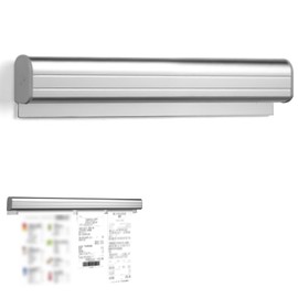 Bonhalter Gastronomie,Bonschiene Bonleiste,Gastronomie Bonhalter,Aluminium Bestellhalter Klemmleiste Zettelhalter Für Hold Orders, Küche Ticket, Bar, Büro, Bestellung, 30cm