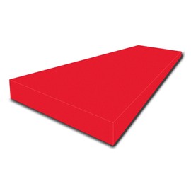 FoamTouch 2" Thick x 30" Wide x 72" Long Red High Density Foam, Ideal for Foam Padding, Seat Replacement, Chair Cushion Replacement, Wheelchair Seat Cushion and More
