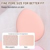 TORMEN Mini Triangle Makeup Sponges, Latex-Free Blender, 6 Pcs