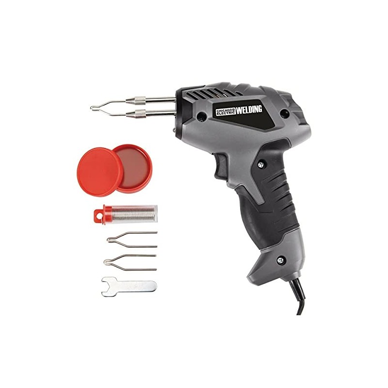 Chicago Electric Welding SOLDERING GUN / IRON KIT 100 Watt