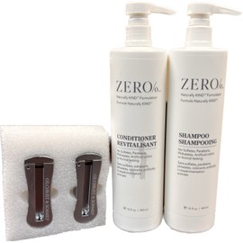 Gilchrist & Soames Hotels Zero% 1 Shampoo & 1 Conditioner 15 OZ + 2 Brackets