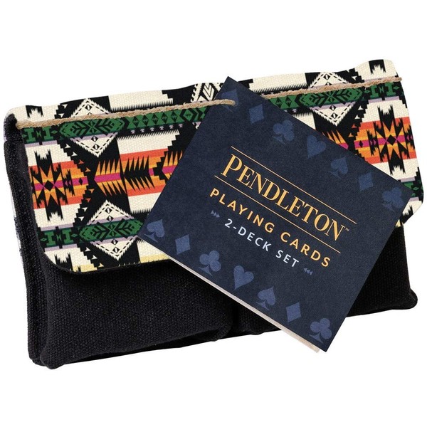 Chronicle Books Pendleton Playing Cards: 2-Deck Set (Camping Games, Gift for Outdoor Enthusiasts)