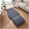 FLOGUOR Adjustable Floor Gaming Chair for Adults with Armrests &