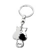 Gilde Keyring Cats Couple
