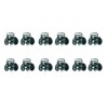Stem Orchid 11x8x5 100pcs Plastic Mini Stems Flower Garden Tools