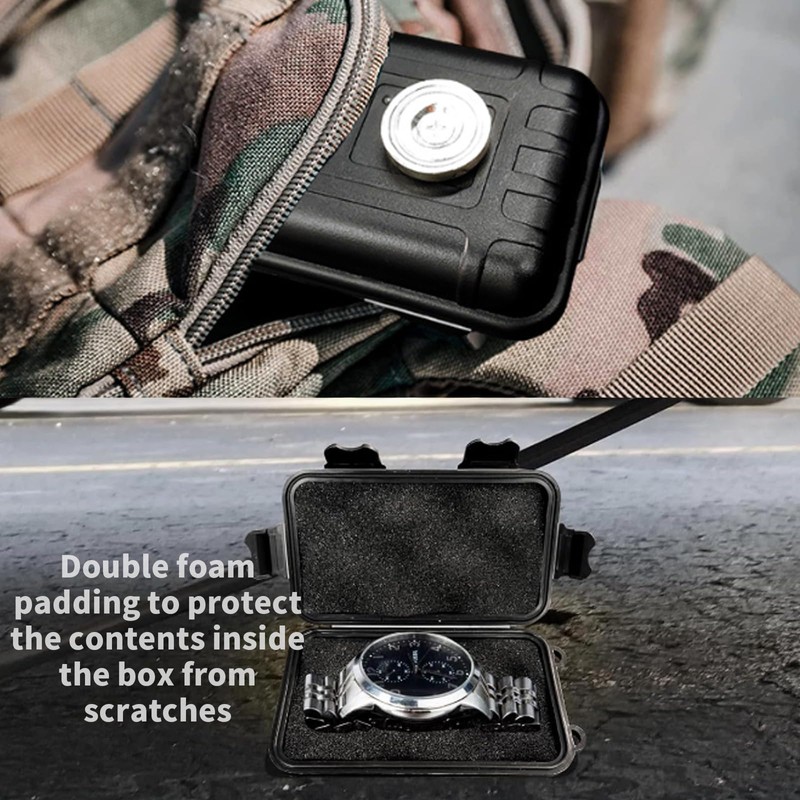 Xiciki Magnetic Key Box, Waterproof Magnetic Key Hide for Outdoors,