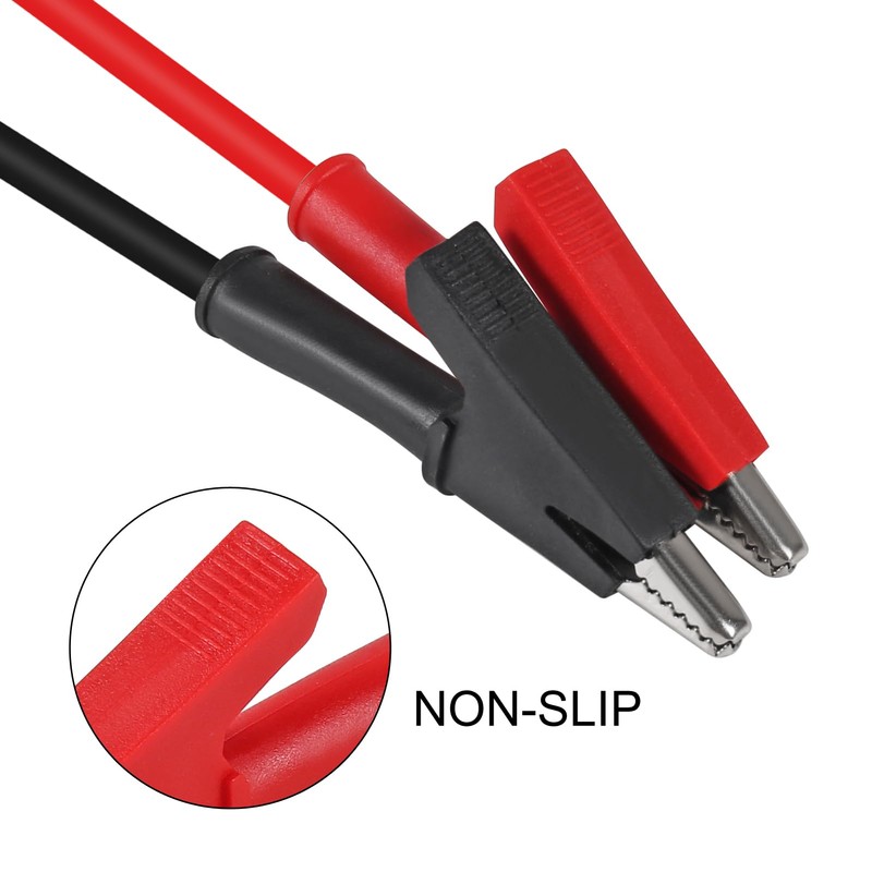 4Pcs Dual Ended Crocodile Alligator Clips Test Leads Dual Ended