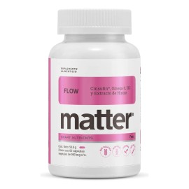 YOU MATTER - Flow Suplemento para Mujeres con Extractos Naturales, Omega 6 y Vitaminas - 60 Cápsulas Veganas