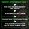 5 Cans, BaccOff Wintergreen Coffee Pouches, 50 MG of Caffeine