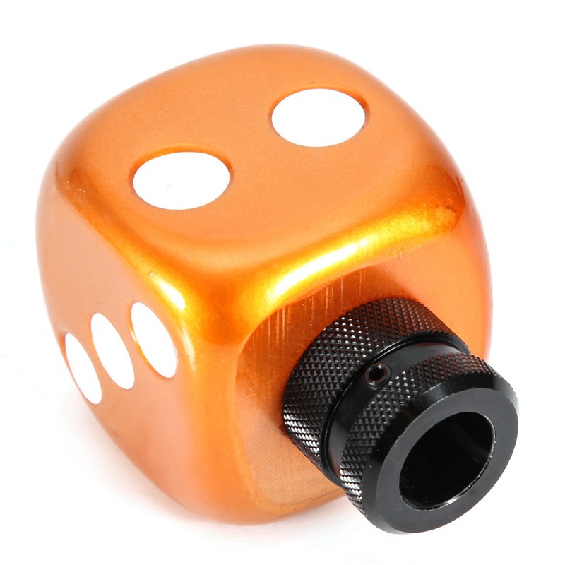 Car Modified Dice Gear Shift Knob Stick Lever Shifter Universal