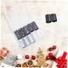 FOMIYES Easy to Apply Christmas Nail Stickers 2 Sets of