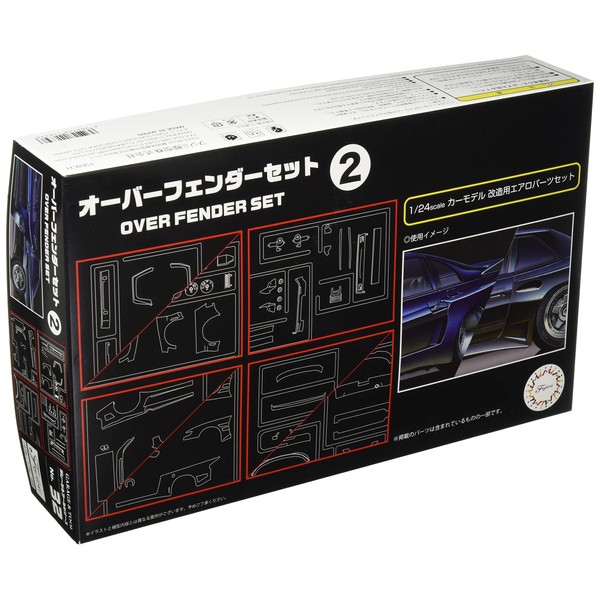 Fujimi Model GT32 Garage & Tool Series No. 32 1/24 Over Fender Set 2 Plastic Model
