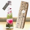 Mother's Day Herbarium Carnation Herbarium Flower Gift Flower "Triangular Bottle Finished Product" (Pink Gift Box))