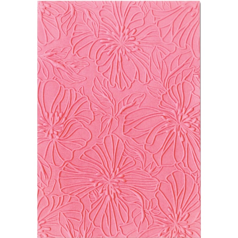 Sizzix 3-D Textured Impressions Embossing Folder, Multi Color