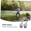 Kisangel 16pcs Stainless Steel Fishing Rod Guide Set Durable Ceramic