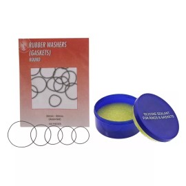 Unbranded 100PC Rubber Watch Case Back O Ring Gasket Washers w/ Silicone Sealant Grease