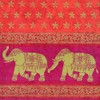 Ihr Home Marani red lunch napkins, MARANIMARANI red lunch napkins,