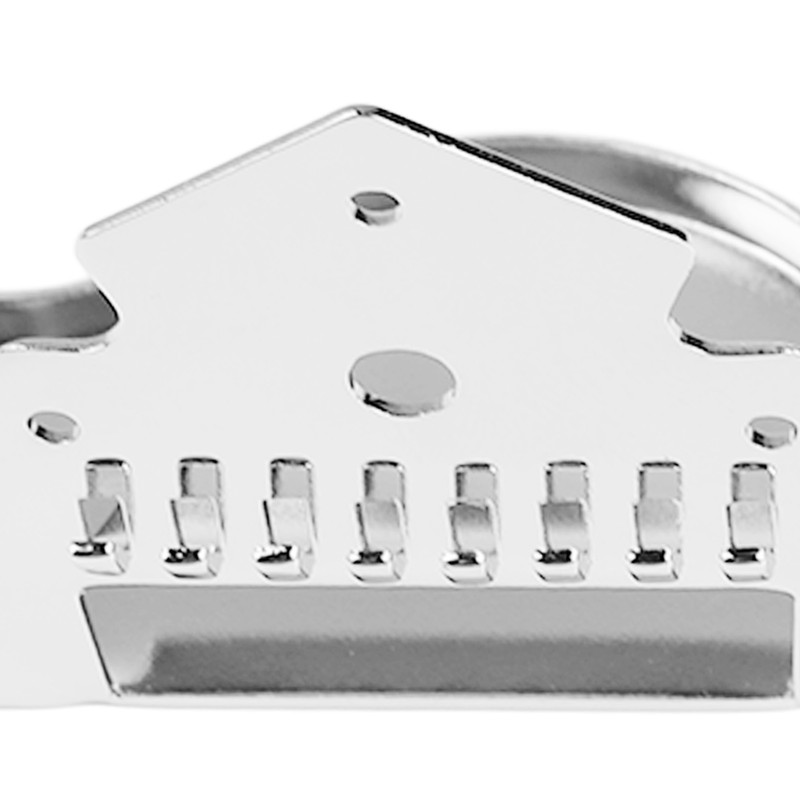 Mandolin Tailpiece Chrome Replacement Zinc Alloy Guitar Parts Instrument Accessories