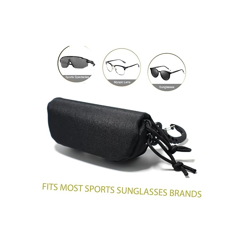 YUNCAIMAOYI Tactical Molle Glasses Case Tactical Eyeglasses Case Shockproof Sunglasses