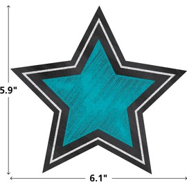Teacher Created Resources Chalkboard Brights Stars Accents