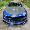 Fancemot Glossy Black Front Bumper Lip Compatible with Chevy Camaro