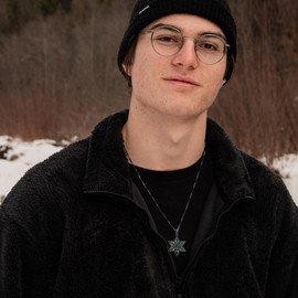 HUKKUN 3D Merkaba/Triangle/Star of David Necklace, Sterling Silver, 3D Geometry Jewellery for Men, Sterling Silver