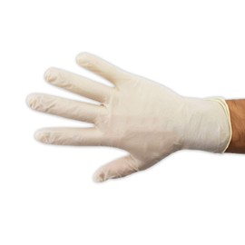 Papstar Latex Gloves, White l