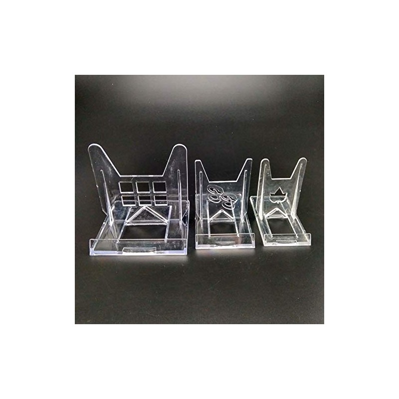 1PCS Clear Plastic Easels or Stand/Plate Holders Adjustable to Display