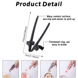 Acpetdr Finger Chopsticks 8 Pcs Auxiliary Gadgets Snack and Food Chopsticks While Gaming/Watching/Working Not Dirty Hand