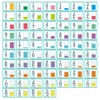 Lachilly Fraction Number Flash Cards - Graphically Illustrated Simplification Math