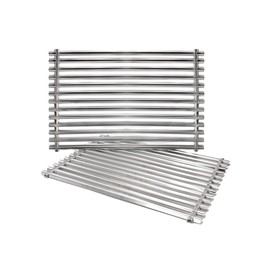 Hongso 7527 7525 17 1/4 Inches Stainless Steel Grill Grid Grates for Weber Spirit E-310 & E-320, Spirit S-310 & S-320, Spirit 700, Weber 900, Genesis Silver B/C, Genesis I - IV & 1000-5000, 65619
