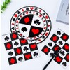 MUNILAIL 96 Pcs Casino Plates and Napkins Party Supplies Serve