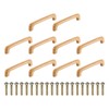 sourcing map 10Pcs Wood Drawer Pulls Handles, 96 mm/3.8" Hole