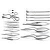 15 Pcs Eye Ophthalmic Scissors Retractors Forceps Speculum Instruments