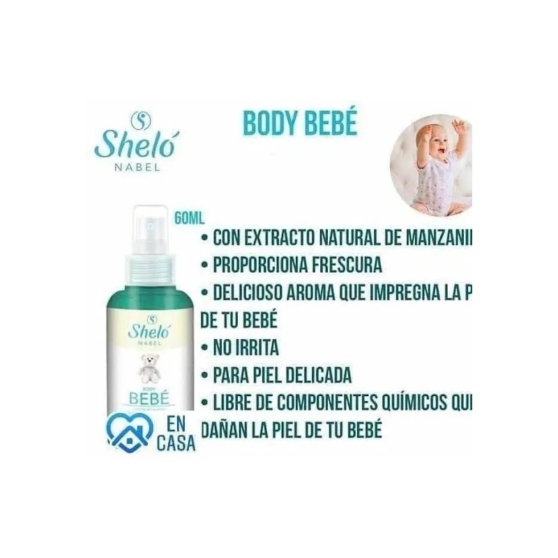 Kit Bebe Shampoo Para Bebé Crema Corporal Y Body Bebé,