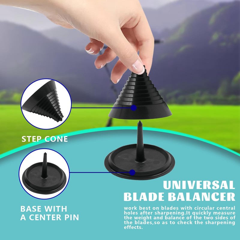 IRONHIT Lawn Mower Blade Sharpener, Upgraded Blade Assist Lawn Mower