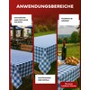 TextilDepot24 country house tablecloth, checked, 100% cotton, customable colours and