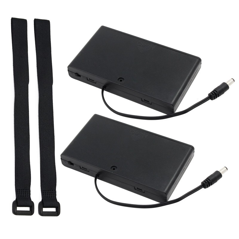 abcGoodefg 2 Pack 8 Solts 12V AA Battery Holder Case