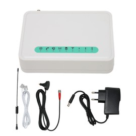 Fixed Wireless Terminal Quad Band 4G GSM Supported Antipodal Signal GSM Desktop Caller for Office Residence 100‑240V EU Plug